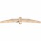 Ekena Millwork Bellingham Smooth Timber Gable Bracket, Douglas Fir, 84"W x 14"H x 5 1/2"D x 5 1/2"F, 4/12 Pitch GBW084X14X0606BEL00SDF - alternate 2